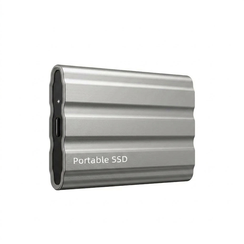 2TB External SSD Portable Drive, No App Required, USB 3.2 Type-C Ultra Fast Storage for iPhone, Android, Laptop, PC & Gaming Console, Instantly Backup Photos, Videos, Documents and Large Files